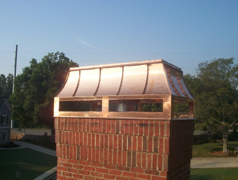 Copper Chimney Cap Custom Decorative Accents Yelp Photo Of Weisco Metalworks Marietta Ga United States Copper Chimney Cap