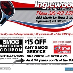 Smog 'n go coupon