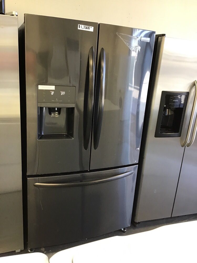 New Frigidaire Black Stainless Steel French Doors Refrigerator With Photo Of Action Appliances Las Vegas Nv United States New Frigidaire Black