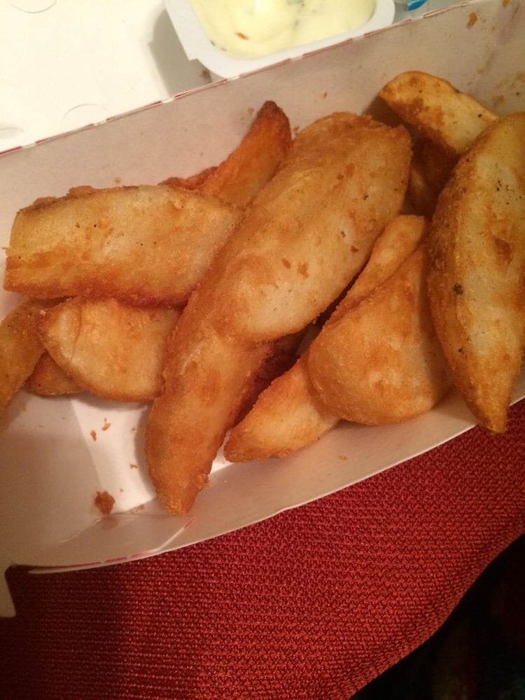 This is my order of bacon cheddar potato wedges. They the most