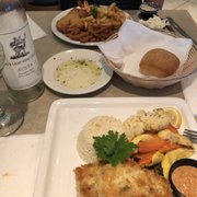 Pisces Seafood Restaurant 23 Photos 44 Reviews 3400 Salad Comes Photo Of Pisces Seafood Restaurant Toms River Nj United States