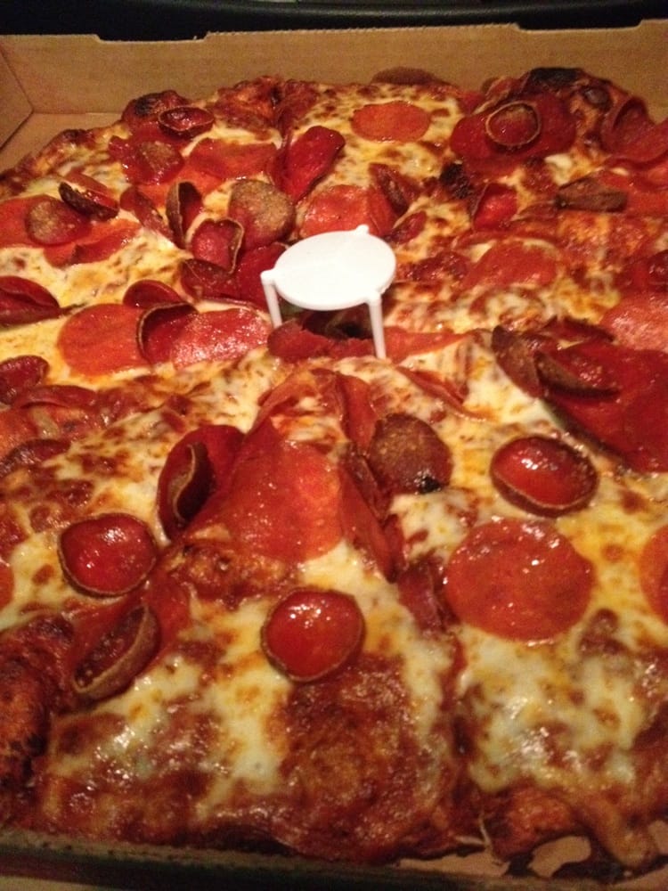 Pepperoni Triple Play For Ufc Fight Night Yelp Photo Of Round Table Modesto Ca United States Pepperoni Triple Play