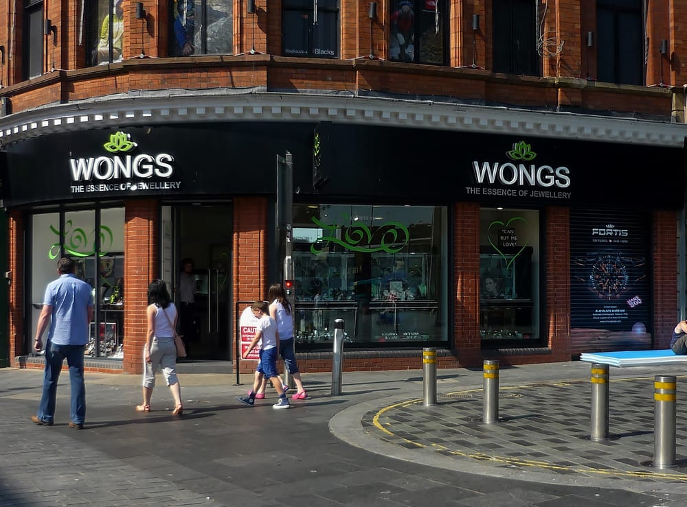 Wongs Jewellers Jewelry Stanley Street, Liverpool, Merseyside