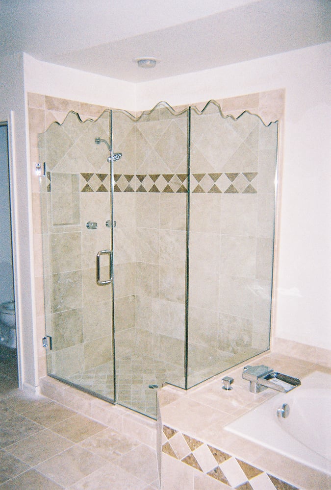 Frameless Shower Enclosure With Mountain Top Clear Gl Yelp Photo Of Clayton Gl Phoenix Az United States Frameless Shower