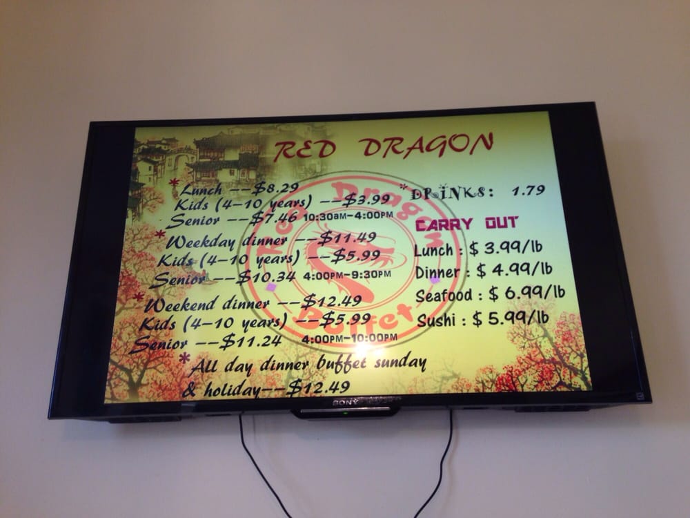 Red Dragon Buffet Buffets 1461 North Dysart Rd Avondale, AZ