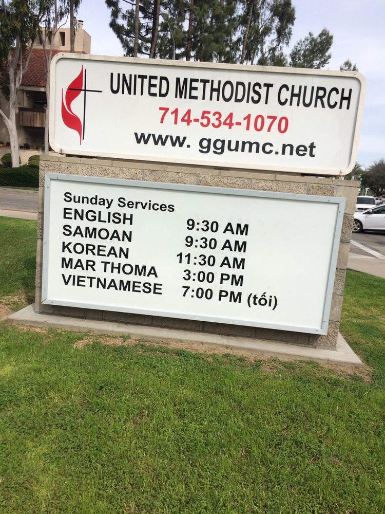Garden Grove United Methodist Church Churches 12741 Main St, Garden