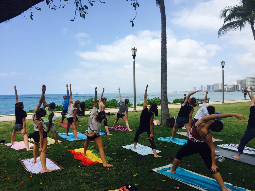 Beach Yoga Waikiki Yelp Photo Of Yoga Love Mana Honolulu Hi United States Beach Waikiki