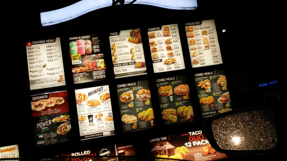 Drive thru menu - Yelp