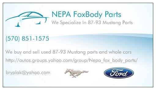 Fox Body Parts >> Nepa Foxbody Parts Auto Parts Supplies 236 N 8th St Fox Body Parts >> Nepa Foxbody Parts Auto Parts Supplies 236 N 8th St