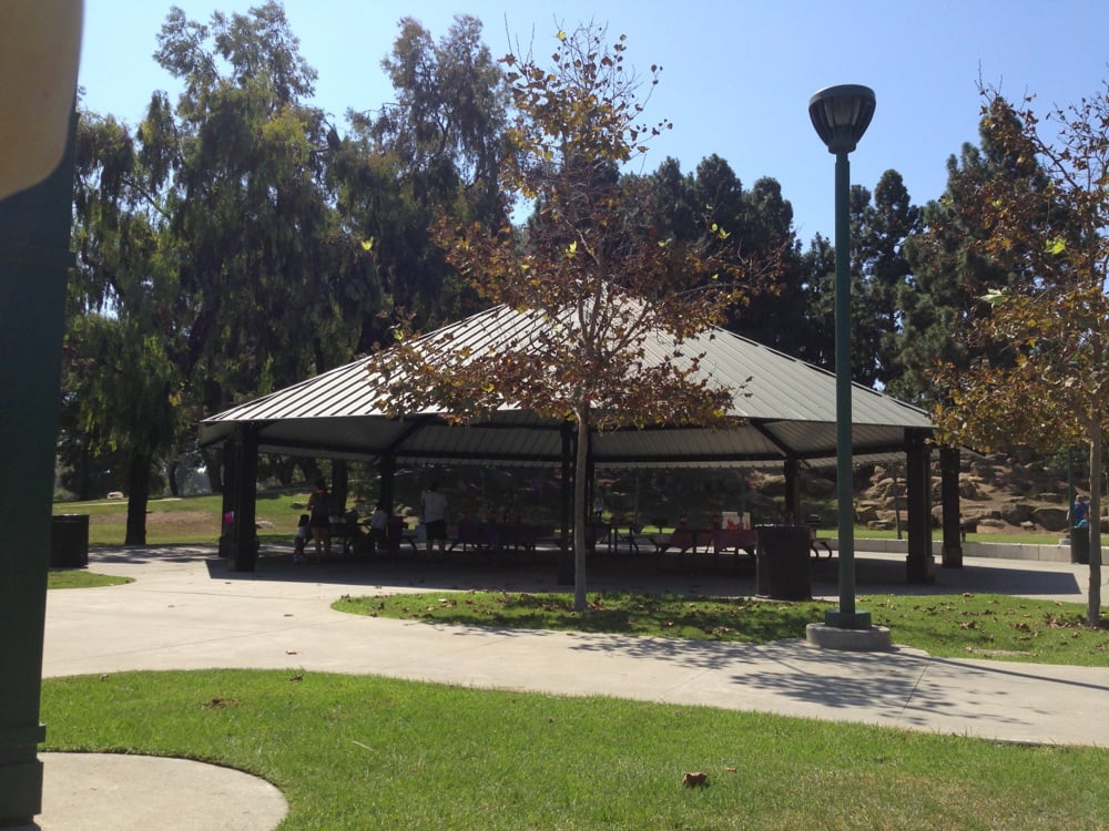 Largest covered shelter I've seen for reservations. Yelp