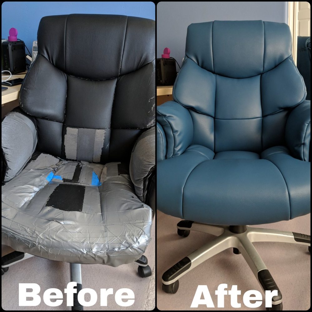 Beautifully Reupholstered Office Chair Yelp