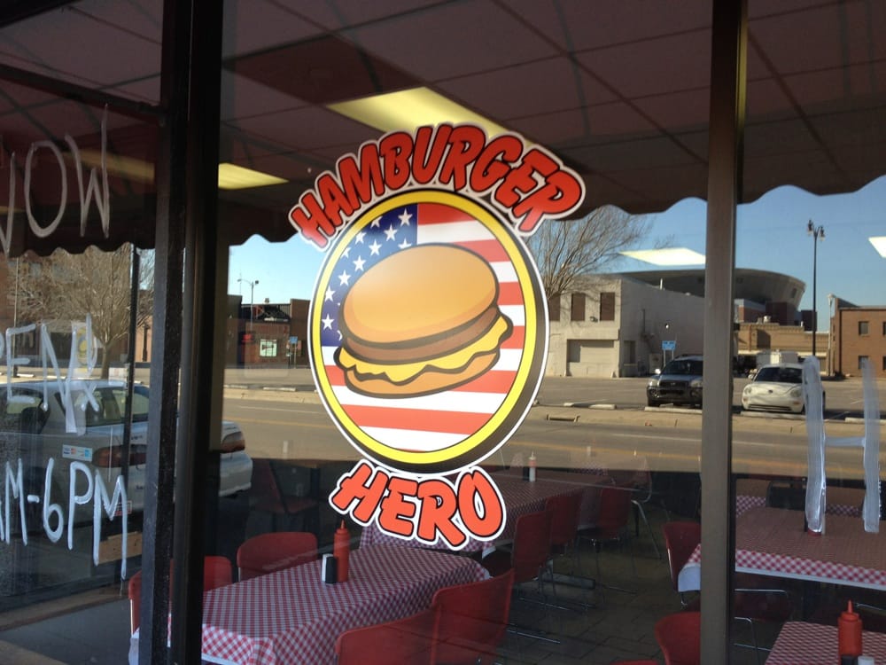 Hamburger Hero CLOSED Burgers 221 S Broadway, Wichita, KS