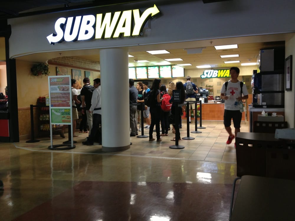 Subway 14 Reviews Sandwiches West Food Court, Student Center