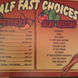 half fast menu