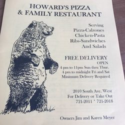 Howard S Pizza Villa 33 Reviews 2010 South Ave W Howard S Pizza Villa 33 Reviews 2010 South Ave W Missoula Mt Restaurant Phone Number Menu Last Updated December 30