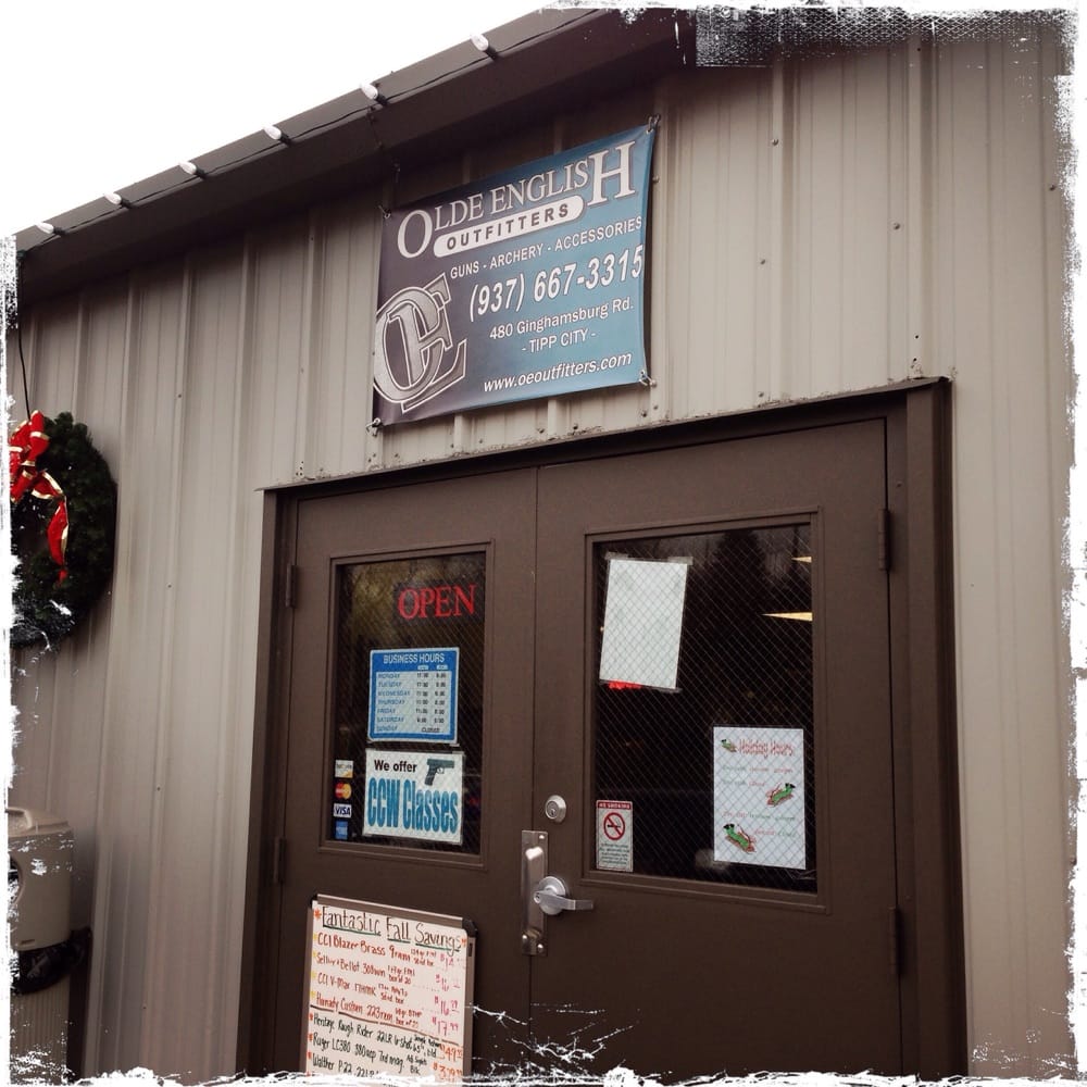 Olde english outfitters guns ammo 480 ginghamsburg rd tipp city