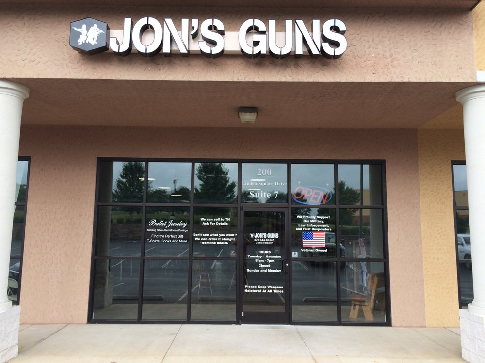 Jon’s Guns Guns & Ammo 200 Linden Square Dr, Bristol, VA Phone
