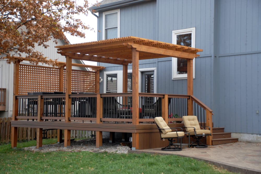 Timbertech Composite Decking 2x4 Handrail With Fortress Photo Of Pro Deck Patio Gardner Ks United States Timbertech Composite