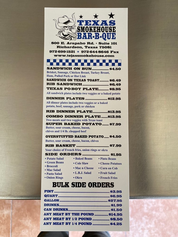 Texas Smokehouse Bar-B-Que