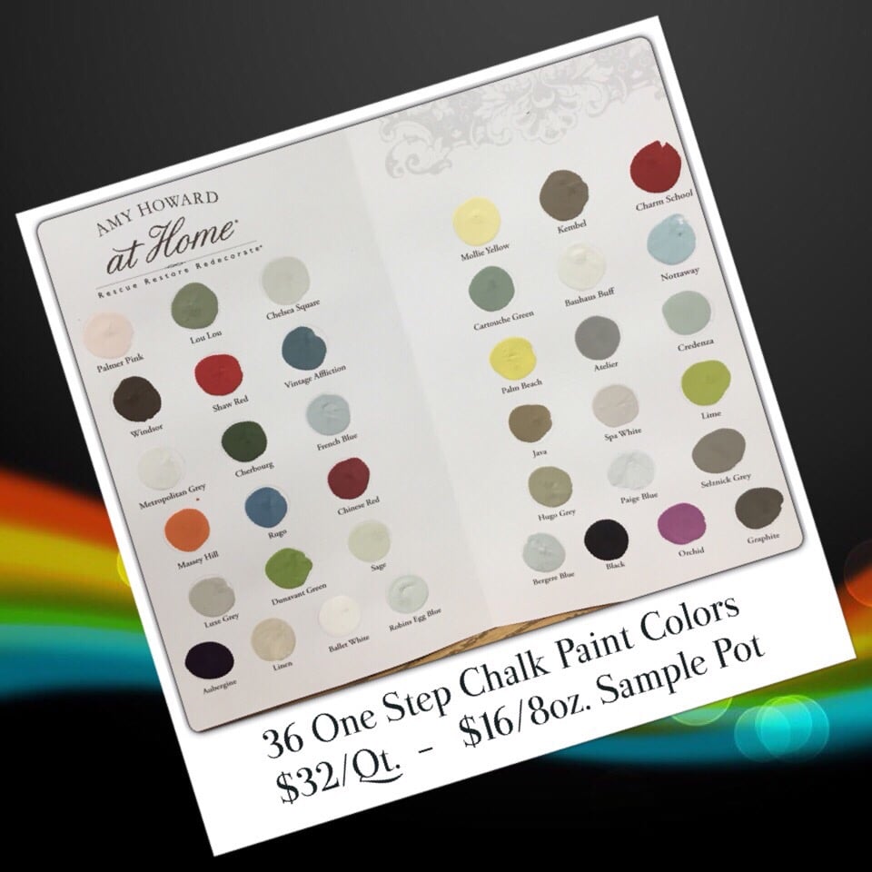 Amy Howard At Home Color Chart Eight New Colors Not Found