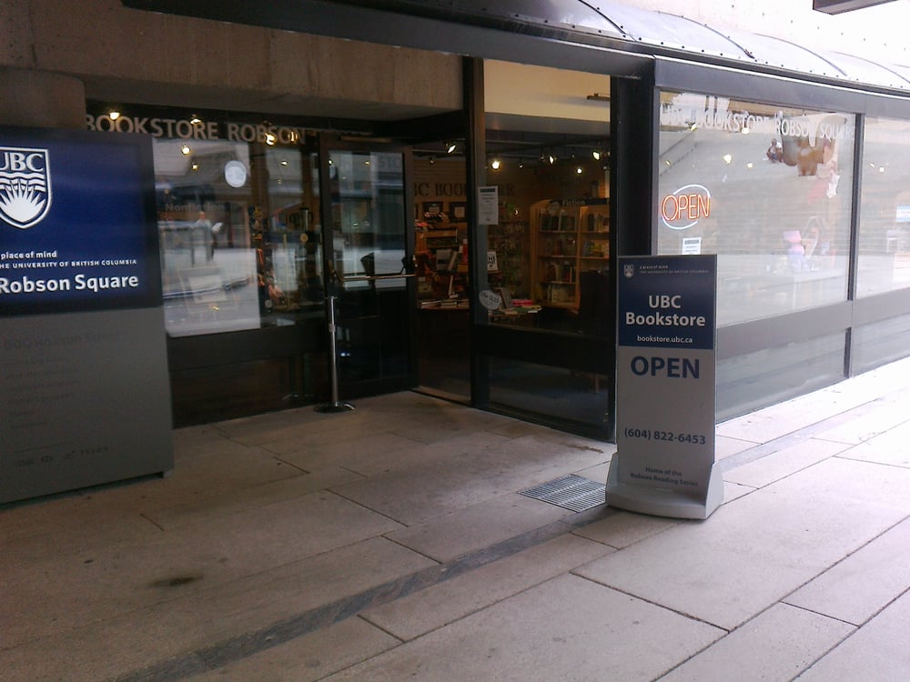 UBC Bookstore at Robson Square Bookstores 800 Robson Street