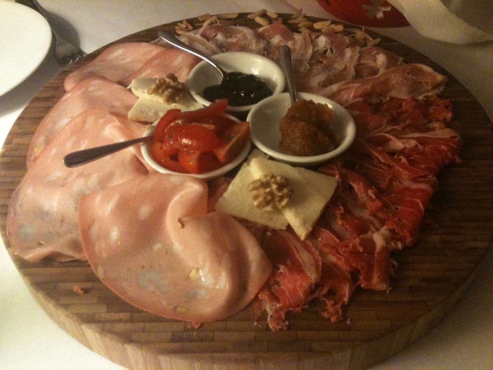 "Amarcord" salumi plate mortadella, prosciutto, pancetta, parmesan