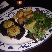 Photo of Delicatessen Kitchen & Bar - Adelaide South Australia, Australia. Steak with mustard butter + steak frites