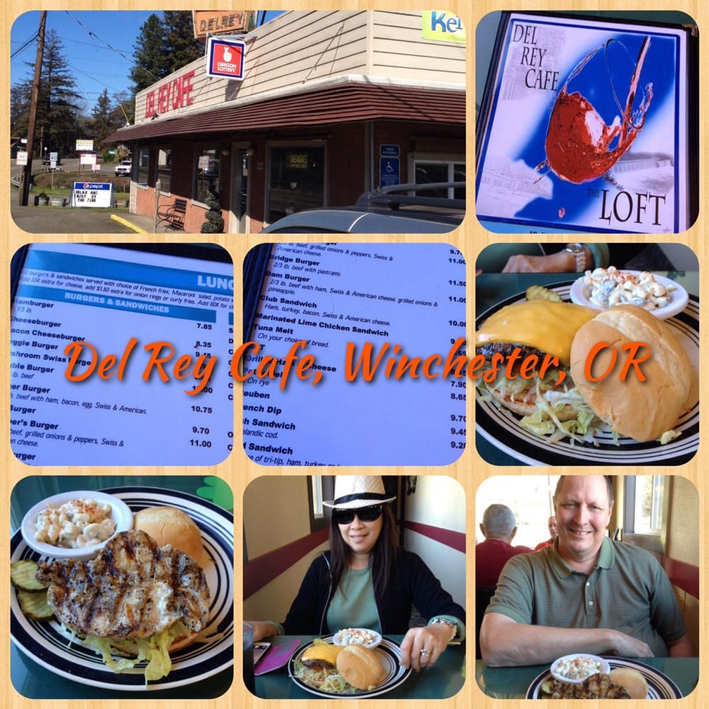 The Del Rey Cafe in Winchester, OR. Good, basic American