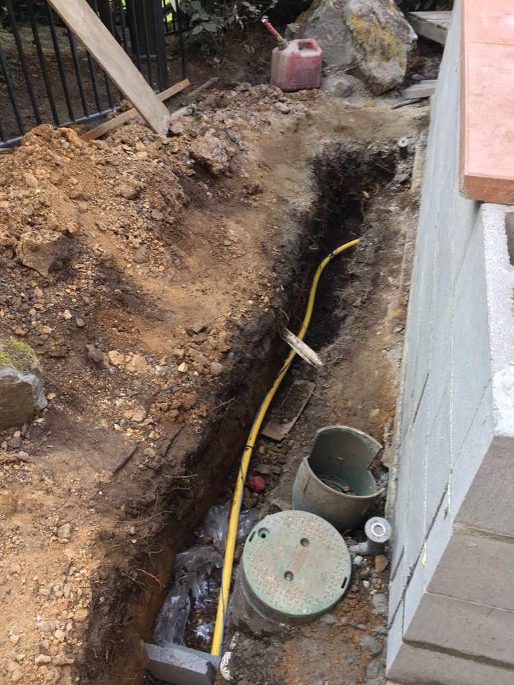 Installed Underground Gas Line For The Grill Outside Yelp