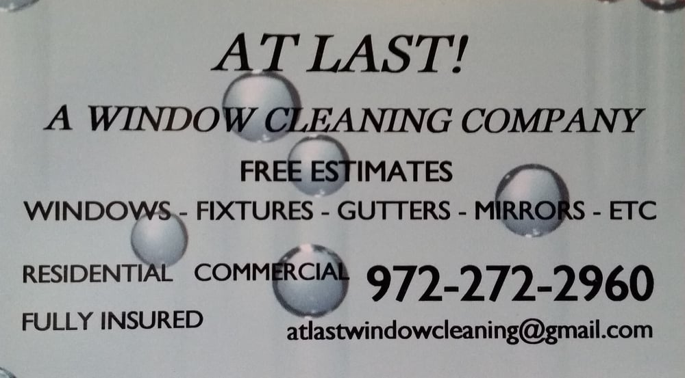 At Last Window Cleaning