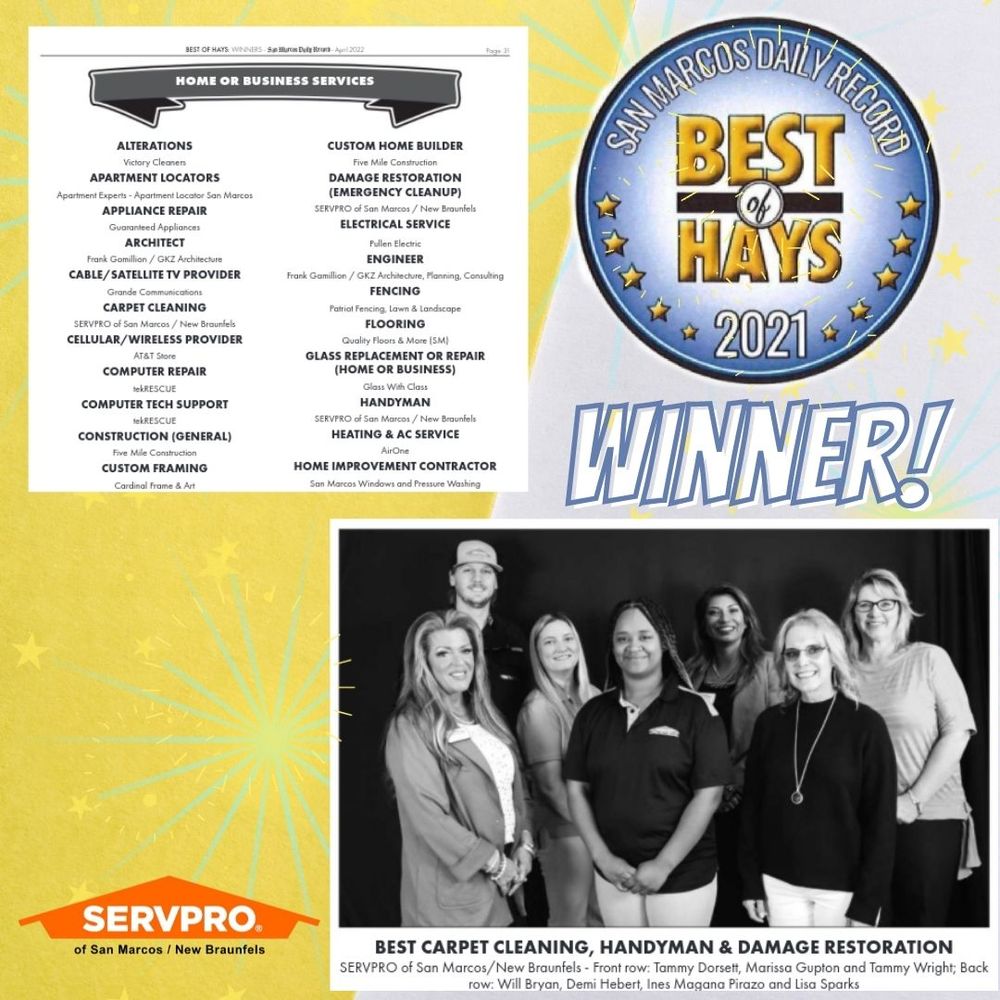SERVPRO of San Marcos/New Braunfels