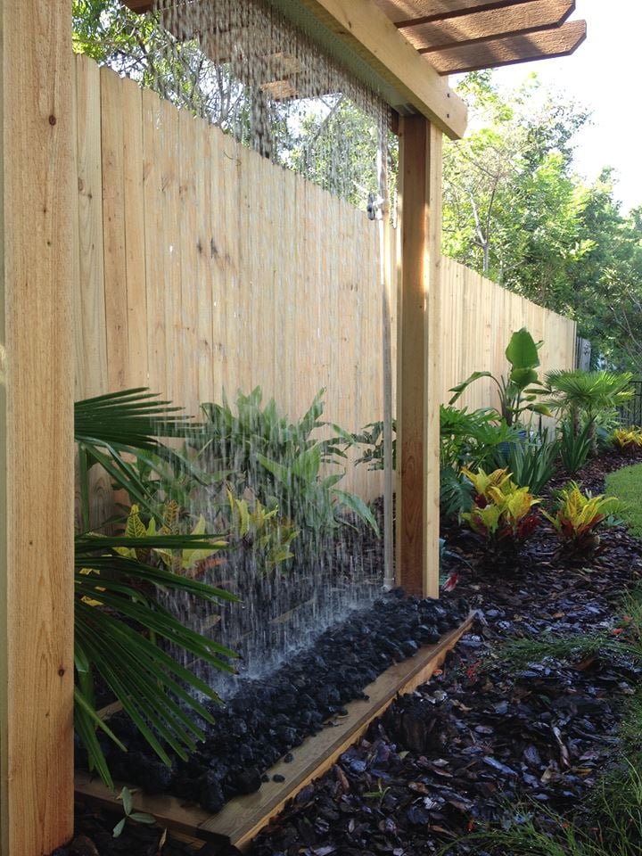 Rain Curtain Water Feature Yelp Photo Of Rowanoak Premier Outdoor Living Jacksonville Fl United States Rain Curtain
