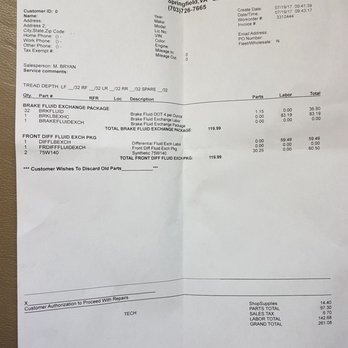 Va tire and auto springfield coupons