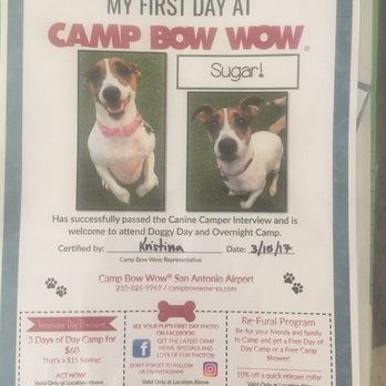 Putting Pup Safety First Dec 01, · 57 reviews of Camp Bow Wow San Antonio Northwest