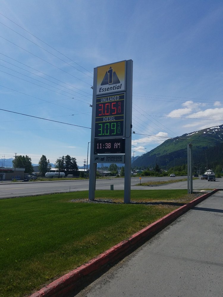 Essential 1 Gas Stations 1801 Seward Hwy Mi 15, Seward, AK Phone