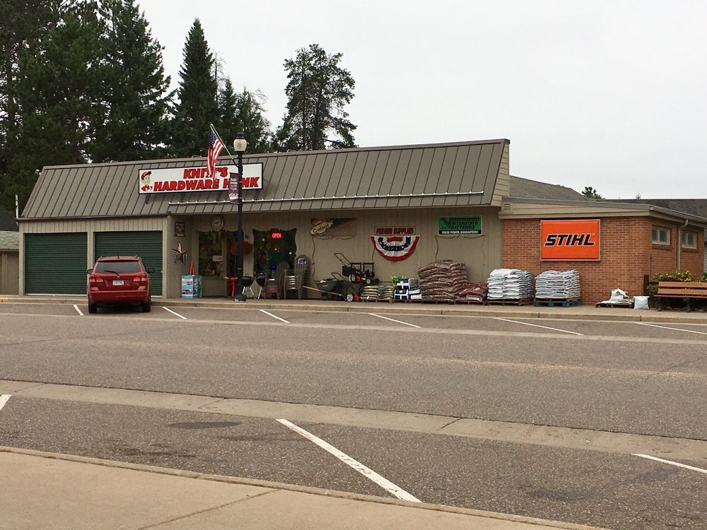 Knitt’s Hardware Hank Store Hardware Stores 10359 Main St, Boulder Junction, WI Phone