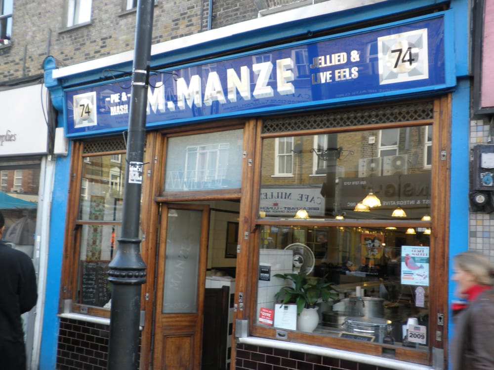 Manze’s Eel Pie & Mash shop 19 Reviews Cafes 74 Chapel Market