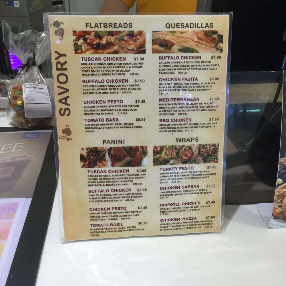 Their new savory menu ... And introducing Trevor!! Trevor ...