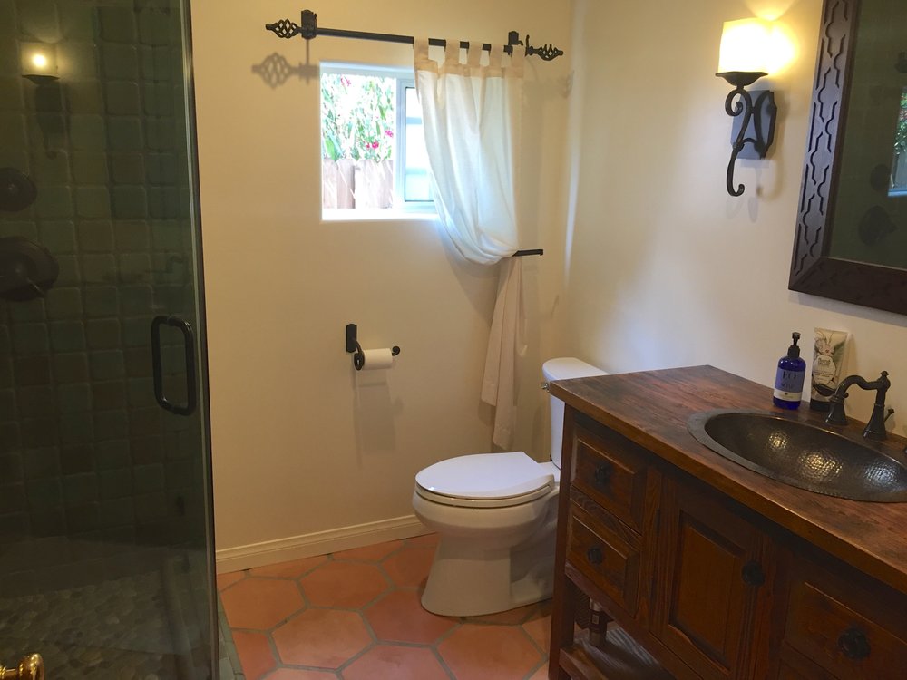 Hexagonal Saltillo Tile Replaced Linoleum Floor Yelp