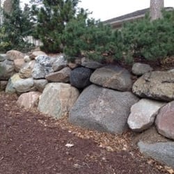 Omaha Landscaping Company 105 S 9th St Downtown Photo Of Omaha Landscaping Company Ne United States Boulder Wall