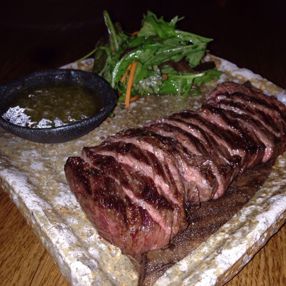 miami spice 2015 entree skirt steak w spicy shiso lime sauce steak serving size
