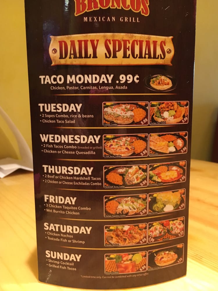 Food deals when broncos win