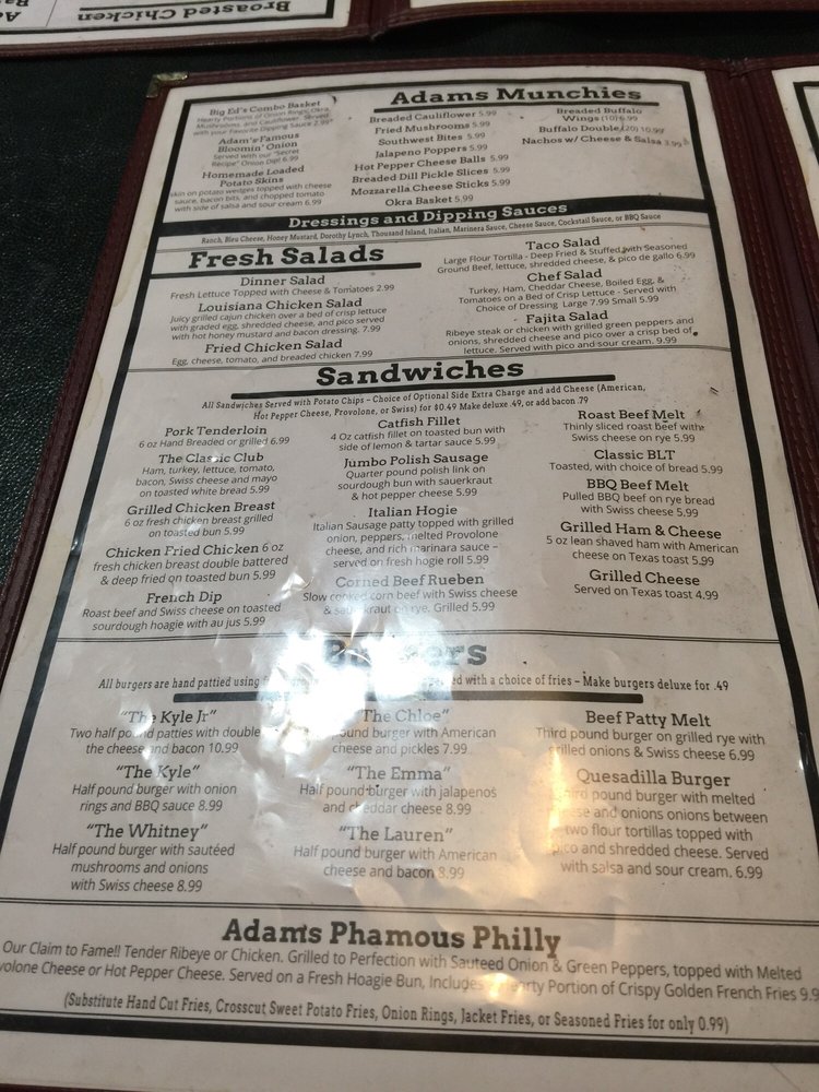 Adam’s Bar & Grill 10 Photos American (Traditional) 1612