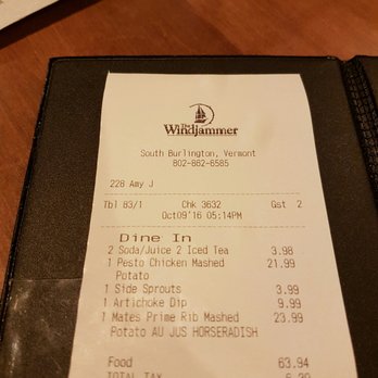 Windjammer Restaurant 99 Photos 200 Reviews Steakhouses Windjammer Restaurant 99 Photos 200 Reviews Steakhouses 1076 Williston Rd South Burlington Vt Phone Number Yelp