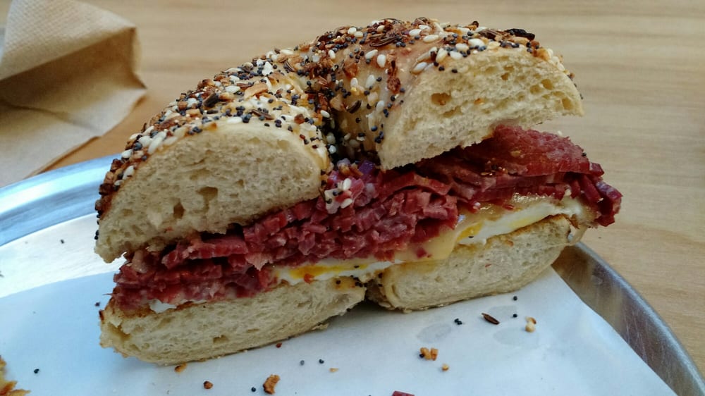 Corned beef breakfast sandwich Yelp