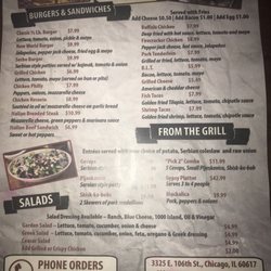 ats a nice menu