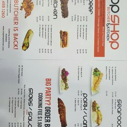 Chop Shop Butcher And Kitchen Menu Chop Shop Butcher And Kitchen Menu