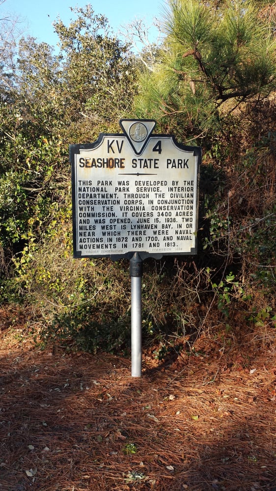 Seashore State Park Marker Landmarks & Historical Buildings 2500