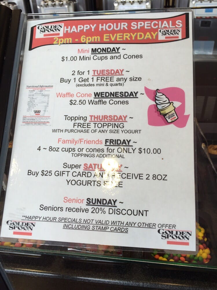 Frozen yogurt coupons las vegas