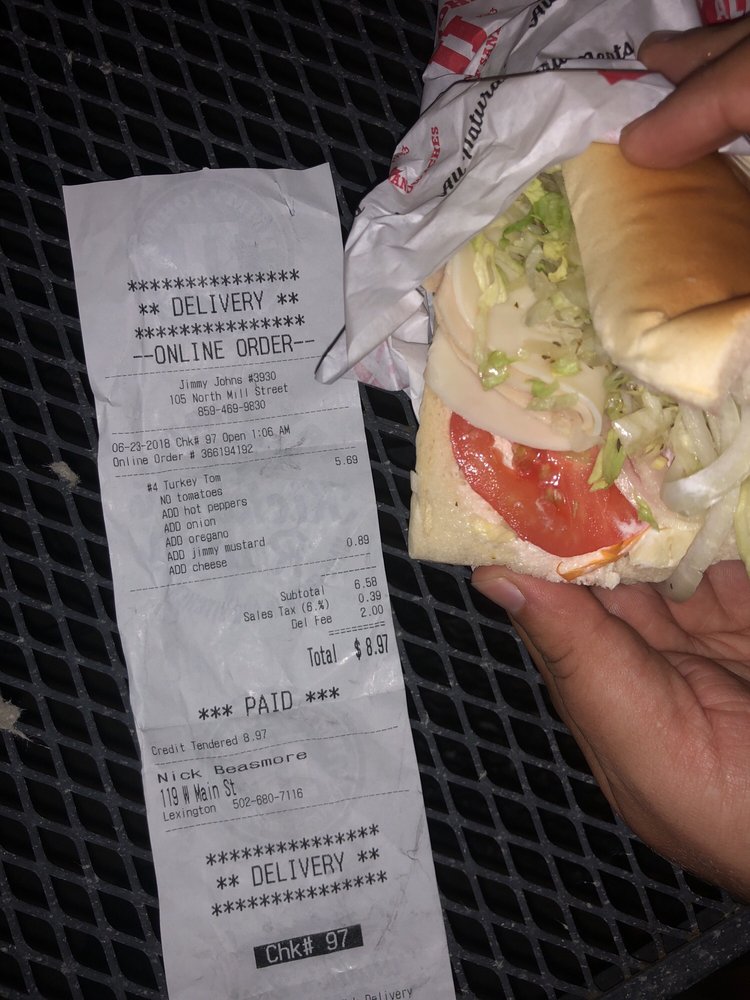 Jimmy John’s Sandwiches 105 N Mill St, Lexington, KY Restaurant